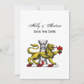Leeuwentoren Fleur de Lis Kam Embleem C Kaart (Voorkant)