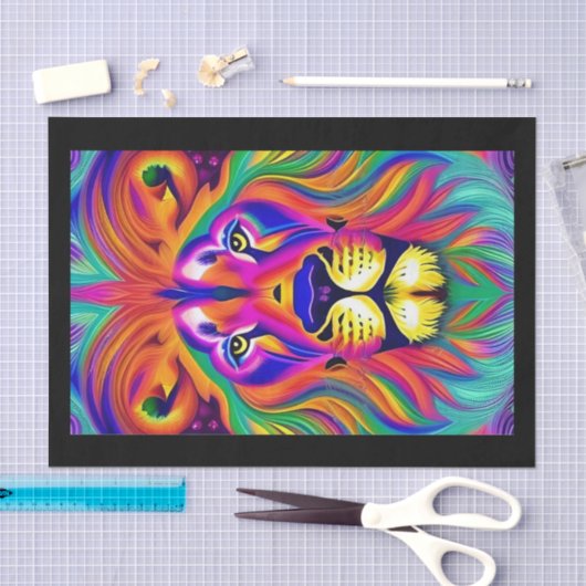 leeuwenvel tissuepapier (Craft)