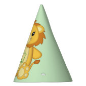 Leeuwenverjaardagsfeest Safari Feesthoedjes (Rechts)