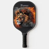 Leeuwenvuur.  woorden en monogram. pickleball paddle (Voorkant)
