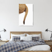 Leeuwenwelp (Panthera leo) tegen wit 2 Canvas Afdruk (Insitu (Slaapkamer))