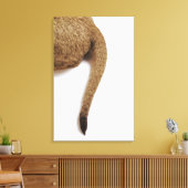 Leeuwenwelp (Panthera leo) tegen wit 2 Canvas Afdruk (Insitu (Woonkamer))