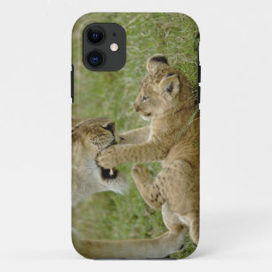 Leeuwenwelp speelt iPhone 11 hoesje