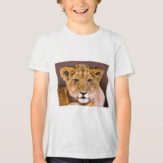 leeuwenwelp Tri-Blend shirt (Voorkant)