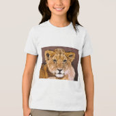 leeuwenwelp Tri-Blend shirt (Voorkant)