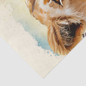 Leeuwenwelp Wildflower Waterverf Decoupage Tissuepapier (Detail)