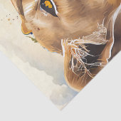 Leeuwenwelp Wildflower Waterverf Decoupage Tissuepapier (Detail)