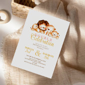 Leeuwenwelpen Foto Dubbele Verjaardag Feest  Kaart