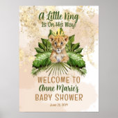 Leeuwenwelpje Een koningsje is op weg naar het Bab Poster (Voorkant)