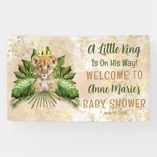 Leeuwenwelpje Een koningsje is op weg naar het Bab Spandoek (Horizontaal)