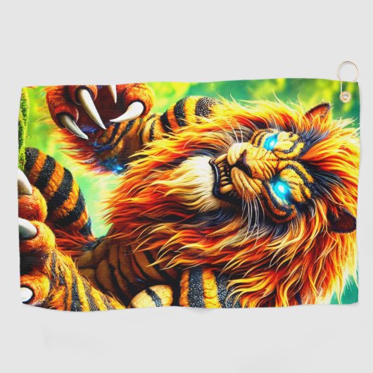 Leeuwenwezen Golfhanddoek (Horizontaal)