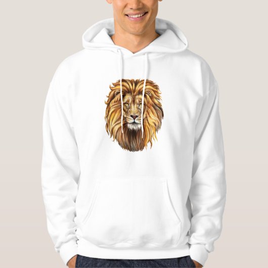 leeuwervel hoodie (Voorkant)