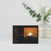 Leeuwfamilie in het zonsondergang in Afrika Visitekaartje (Staand voorkant)