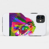 Leeuwhoofd in geometrisch patroon Case-Mate iPhone case (Achterkant (horizontaal))