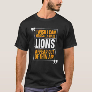 Leeuwin Afrika Safari Roofdier   Magische Grote Ka T-shirt