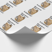 Leeuwin Dier Onbevreesd Verjaardag Cadeaupapier (Hoek)