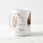 Leeuwin en welp, onze eerste Moederdag samen Koffiemok (Voorkant links)