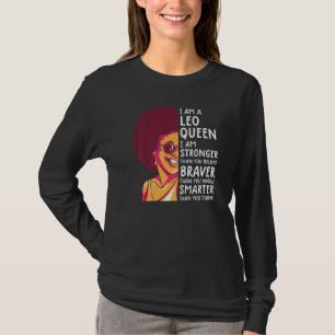 Leeuwin Koningin Voor Vrouwen Astrologie Zodiac M T-shirt