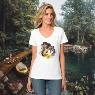 Leeuwin Leeuw Bloem Groen T-shirt