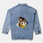 Leeuwin Leeuw Bloemrijk Groen  Denim Jacket (Achterkant)