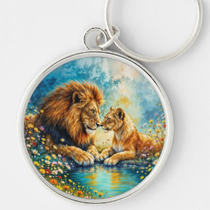 Leeuwin Leeuw wilde katten natuur liefde natuurlev Sleutelhanger