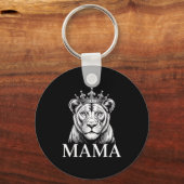 Leeuwin Mama Leeuw Dier Leeuwin Vrouwen Leeuwin  Sleutelhanger (Voorkant)