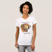 Leeuwin met bloemen T-shirt (Voorkant volledig)