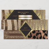 Leeuwin Safari Chic Jungle Glam Cadeaubon (Voorkant / Achterkant)