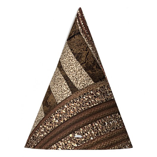 Leeuwin Safari Oerwoud Glam Modern Gold Sparkle Feesthoedjes (Links)