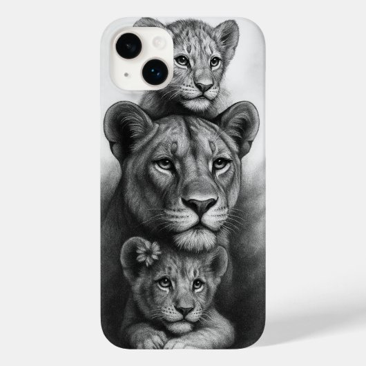 Leeuwin & Welpen Case-Mate iPhone Case (Achterkant)