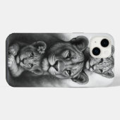 Leeuwin & Welpen iPhone Hoesje (Achterkant horizontaal)