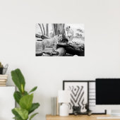 Leeuwin Wildlife Zwart & Wit Fotografie Kunst Poster (Thuiskantoor)