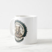 Leeuwinmoeder. Schotland Coffee Mug Koffiemok (Voorkant links)