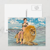 Leeuwinnekas Fantasie Briefkaart (Voorkant / Achterkant)