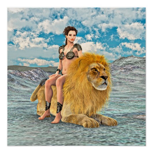 Leeuwinnekasfantasie Perfect Poster (Voorkant)