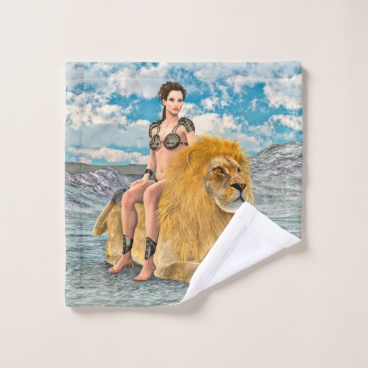 Leeuwinnekasfantasie Washandje (Wasdoekje)