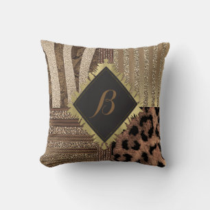 Leeuwinnen Safari Chic Jungle Glam Moderne Glans Kussen