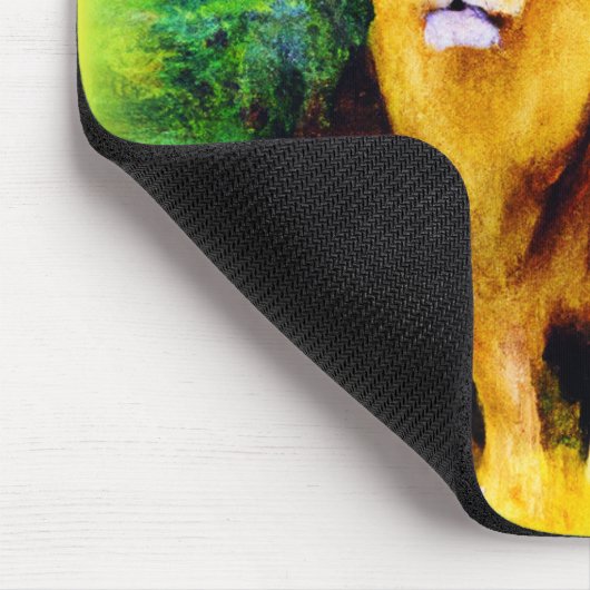 Leeuwkoning in het Oerwoud. Bestel nu Muismat (Hoek)