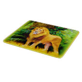 Leeuwkoning in het Oerwoud. Bestel nu Snijplank (Hoek)