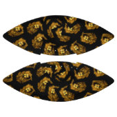 Leeuwkoppen op zwart, american football (Panelen)