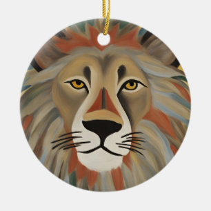 Leeuwschilderijen Keramisch Ornament