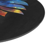 Leeuwse abstracte kunst Kroon voor mannen Snijplank (Hoek)