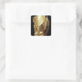 Leeuwse hartritme, van Graad IV Vierkante Sticker (Tas)