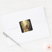 Leeuwse hartritme, van Graad IV Vierkante Sticker (Envelop)