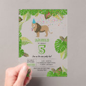 Leeuwse Oerwoud die op zaterdag partij is Acryl Uitnodigingen (Insitu (Draagbaar))