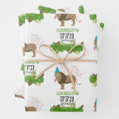 Leeuwse Oerwouden partydieren op zaterdag Inpakpapier Vel (In situ)