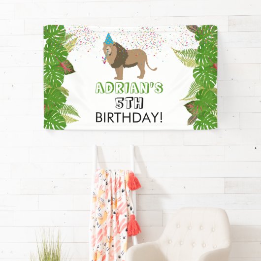 Leeuwse Oerwouden partydieren op zaterdag Spandoek (Insitu)