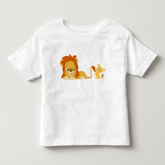 Leeuwse pappa en peuters T-shirt