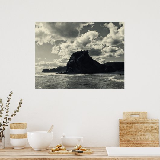 leeuwse rots bij piha , redux poster (Keuken)