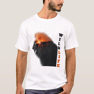 Leeuwsondergang: Wilde Majesteit T-shirt
